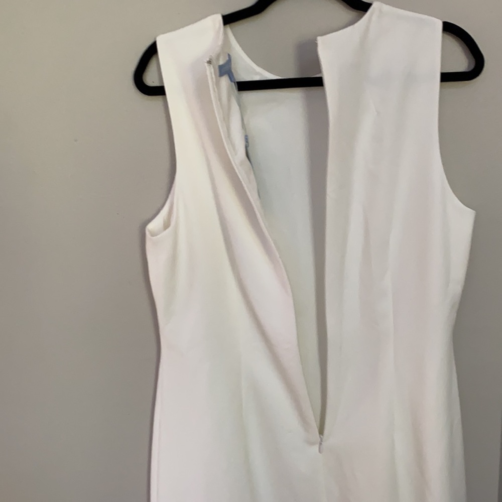 Antonio Melani Nasri Flounce Jewel Neck Dress. - Picture 5 of 9